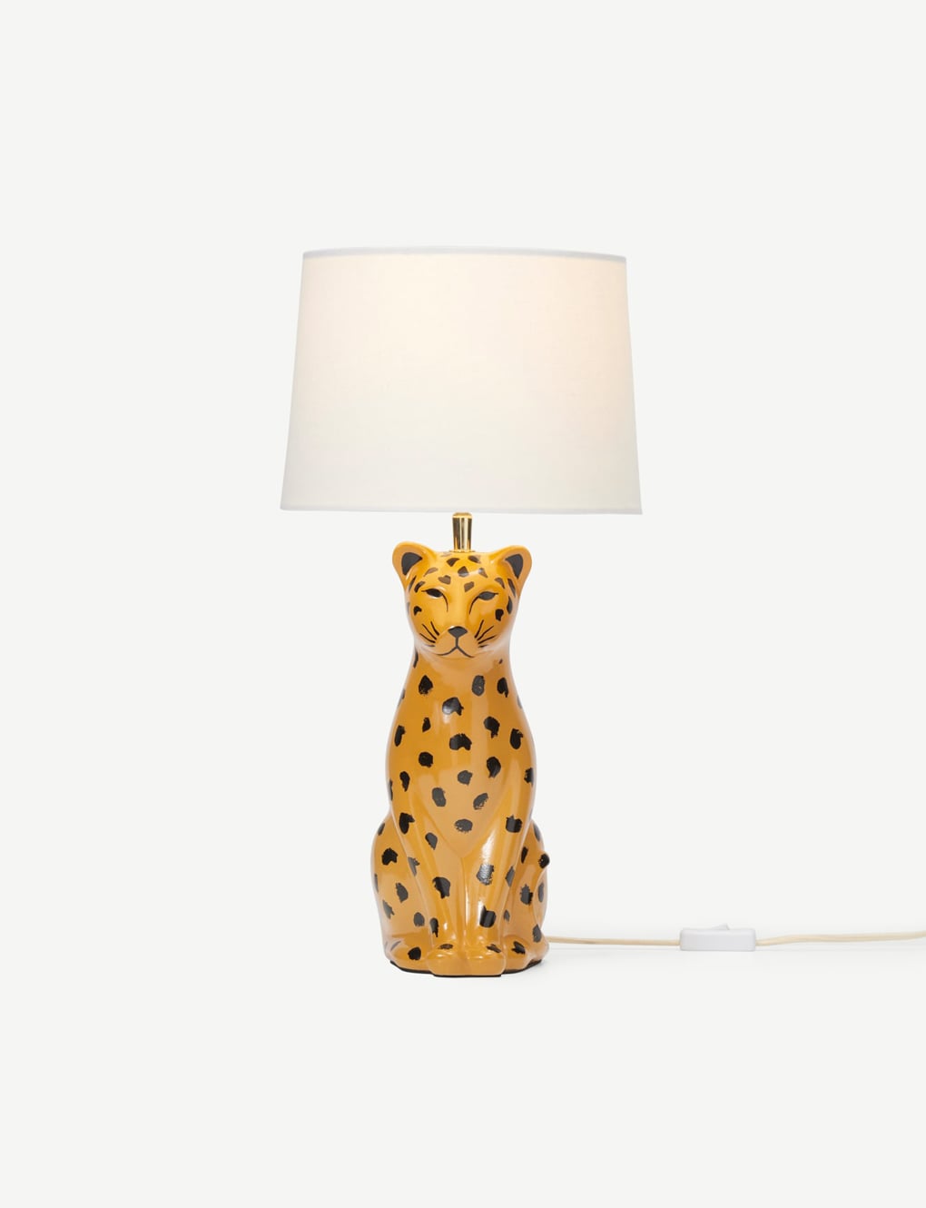 Leopard Ceramic Lamp